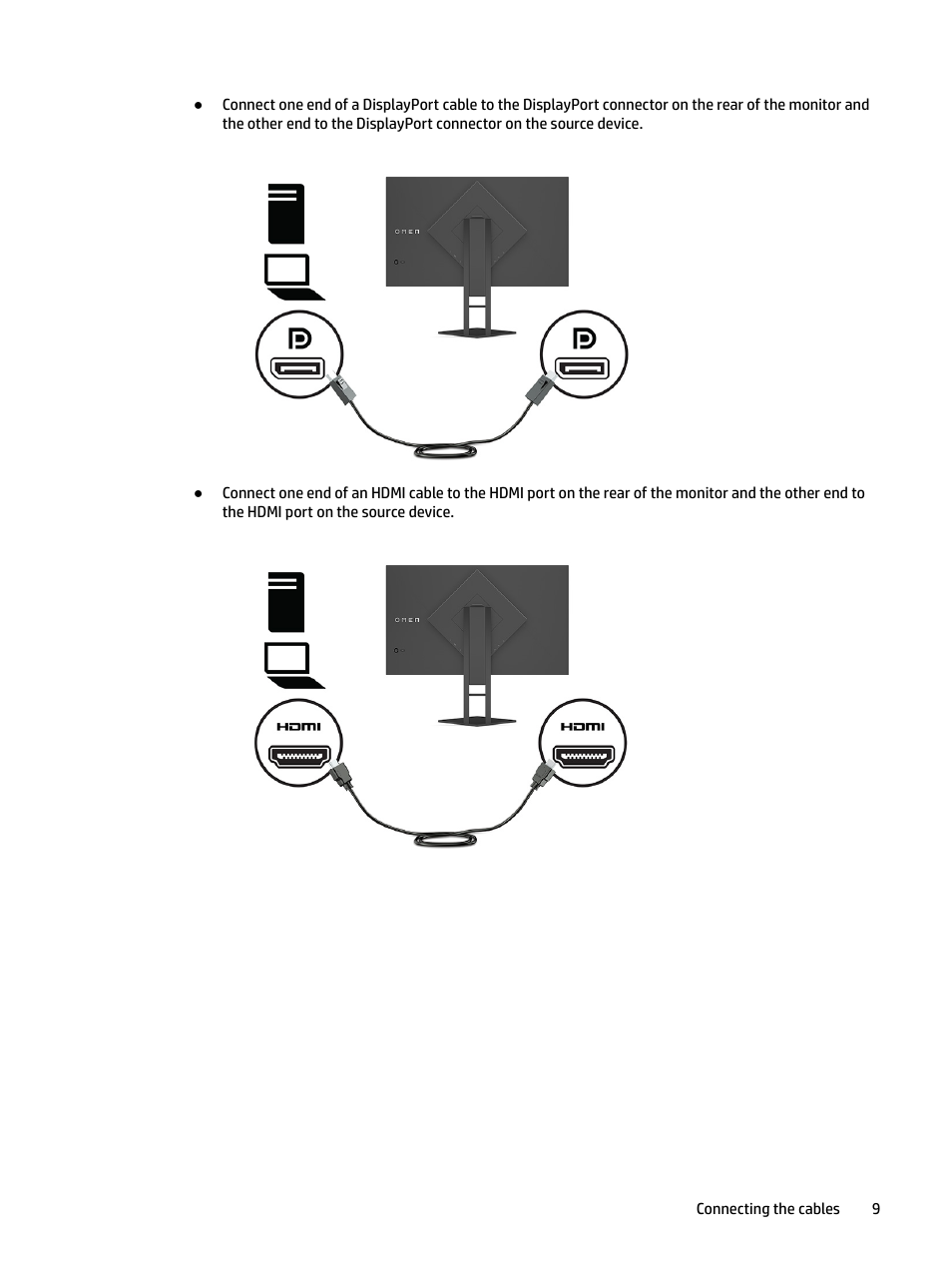 HP OMEN 27" HDR 165 Hz Gaming Monitor User Manual | Page 15 / 41