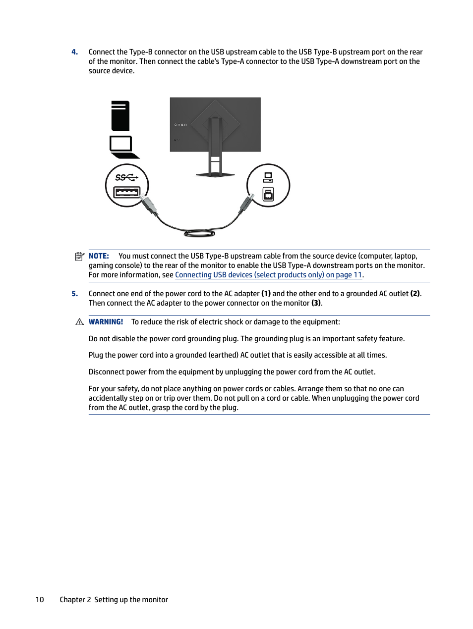 HP OMEN 27" HDR 165 Hz Gaming Monitor User Manual | Page 16 / 41