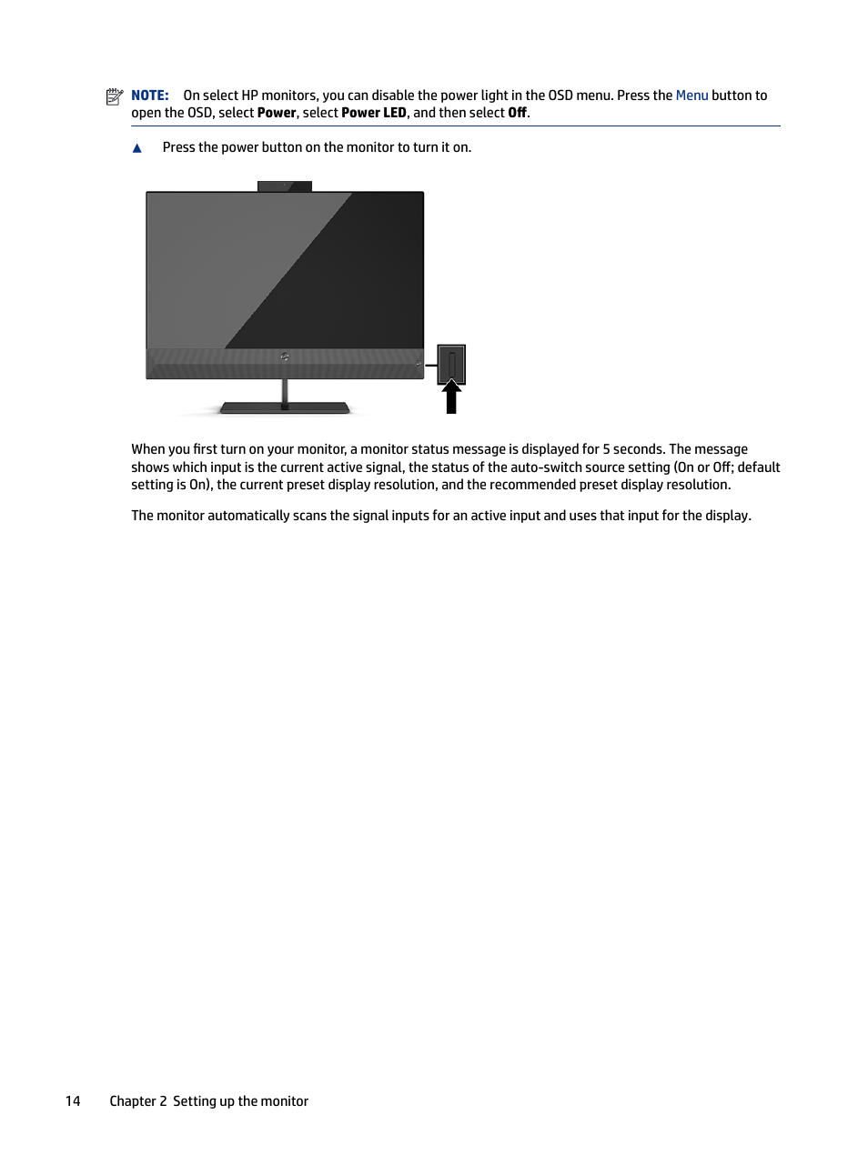 HP OMEN 27" HDR 165 Hz Gaming Monitor User Manual | Page 20 / 41