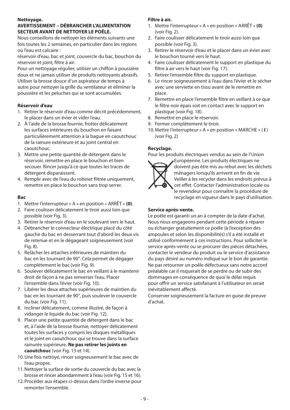 Dimplex CASSINGTON EN55014 User Manual | Page 15 / 52