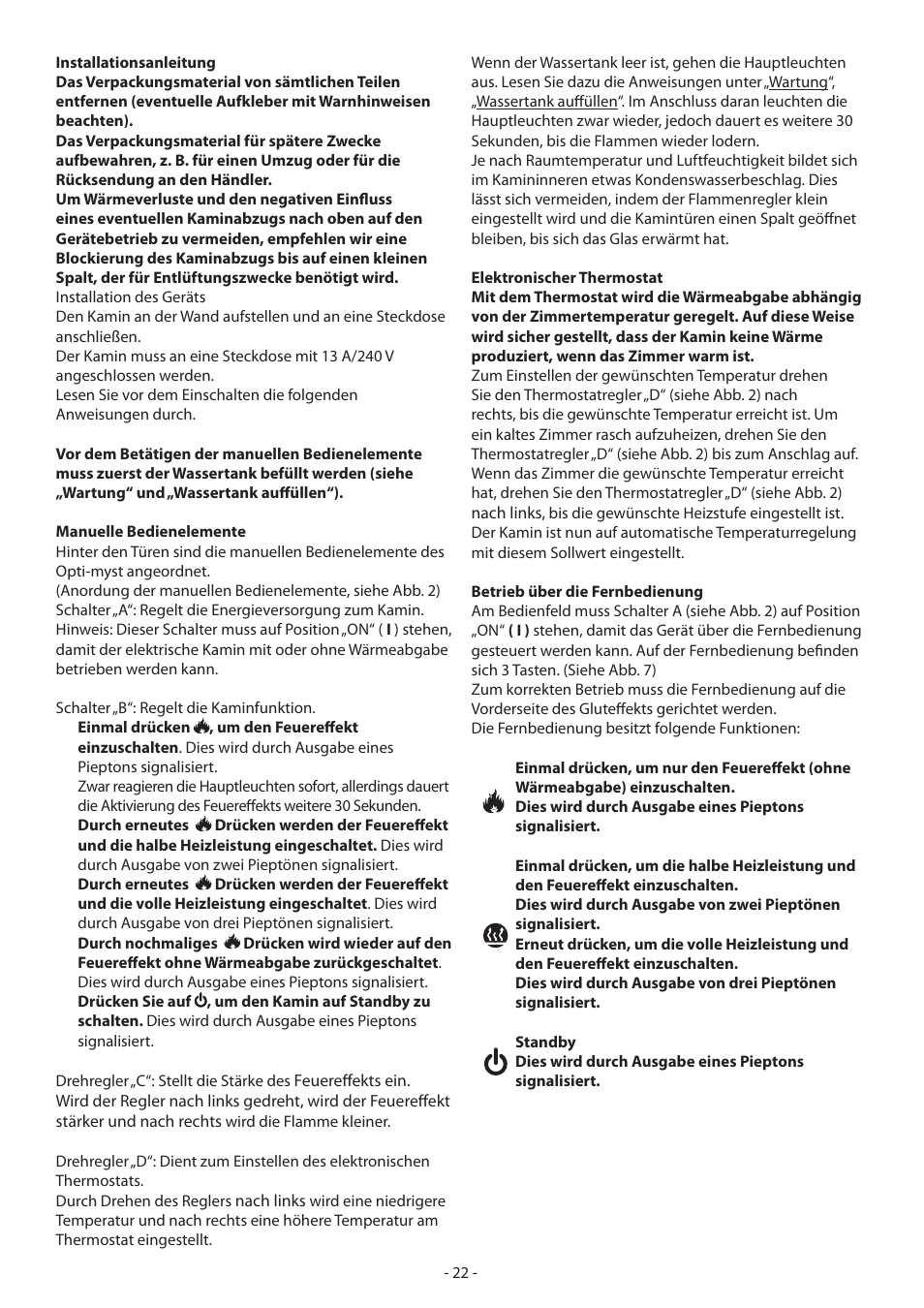 Dimplex CASSINGTON EN55014 User Manual | Page 28 / 52