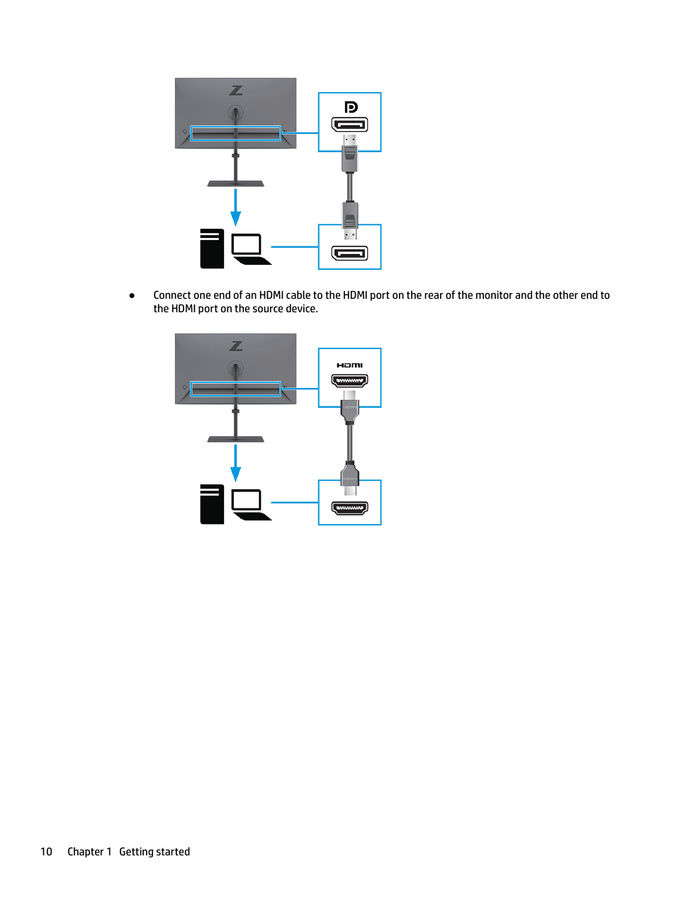 HP Z31x 31.1" 17:9 DreamColor Studio Cinema 4K IPS Display User Manual | Page 18 / 45