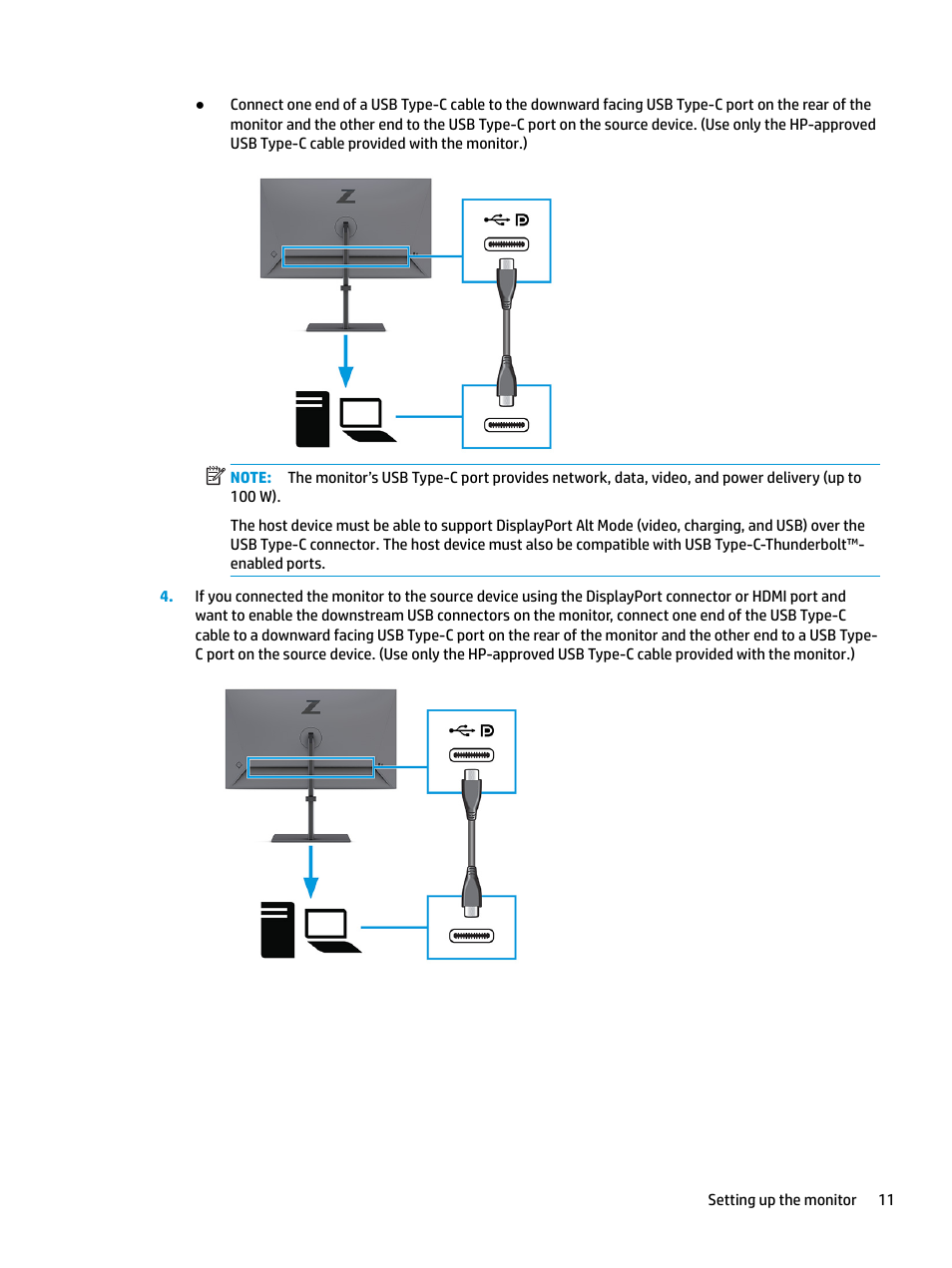 HP Z31x 31.1" 17:9 DreamColor Studio Cinema 4K IPS Display User Manual | Page 19 / 45