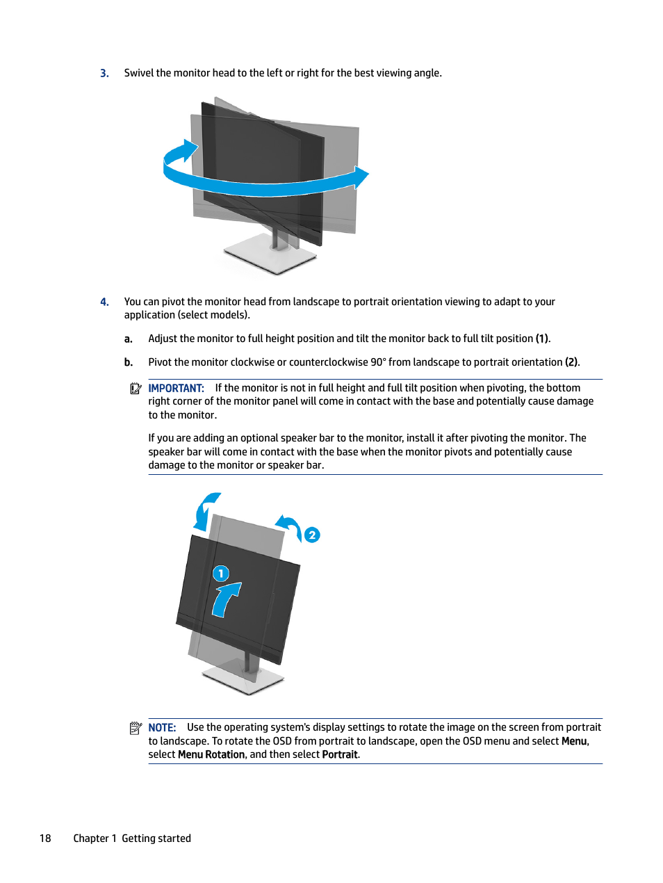 HP E27m 27" 16:9 IPS Monitor with USB Type-C Docking User Manual | Page 24 / 50