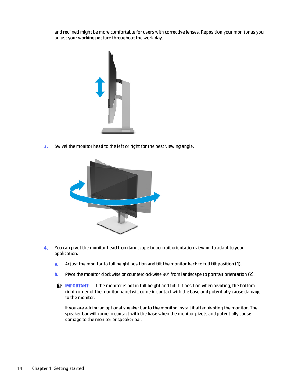 HP E24mv 24" 16:9 Conferencing IPS Monitor User Manual | Page 19 / 42