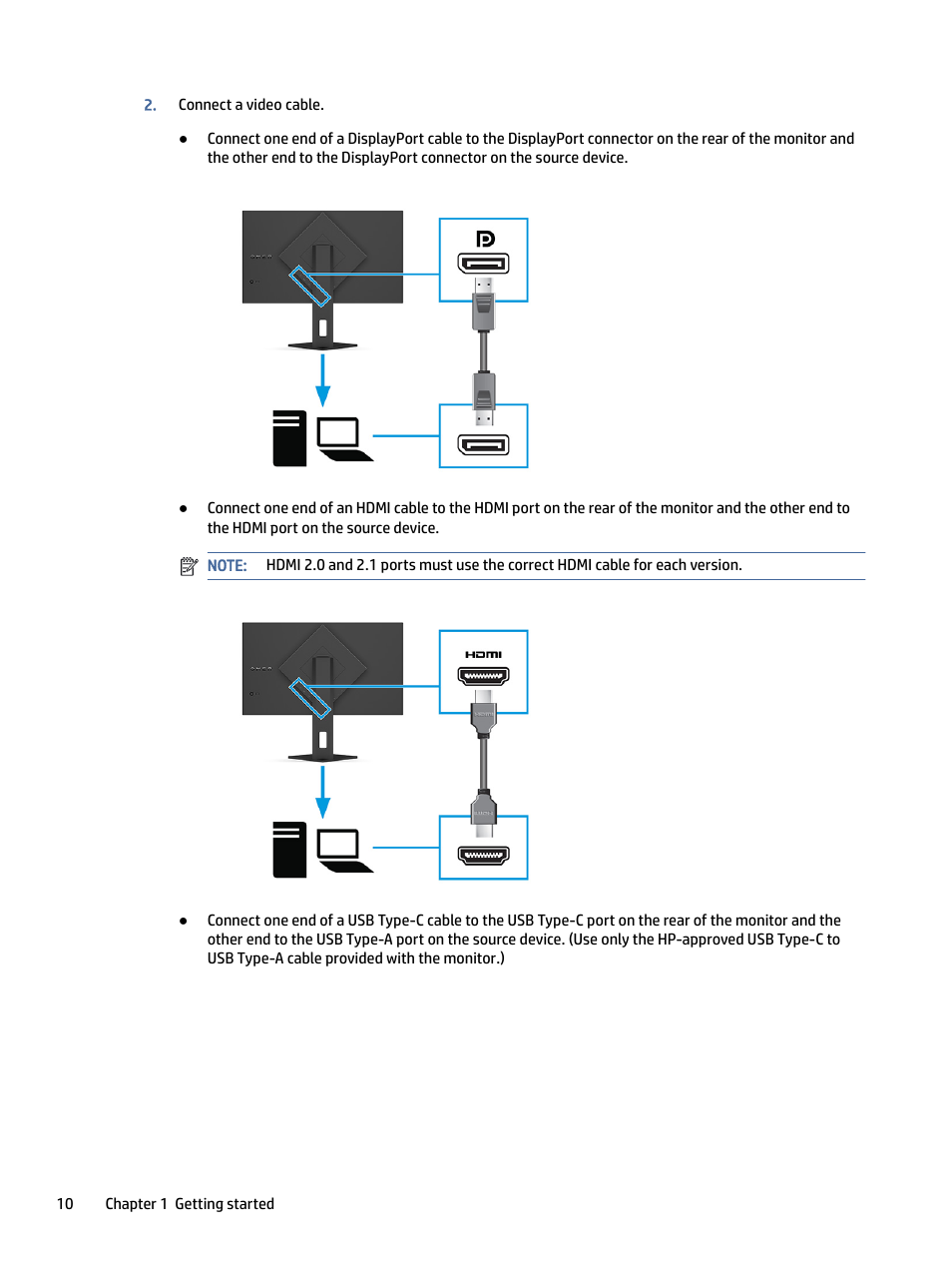 HP OMEN 27" 4K HDR 144 Hz Gaming Monitor User Manual | Page 15 / 38