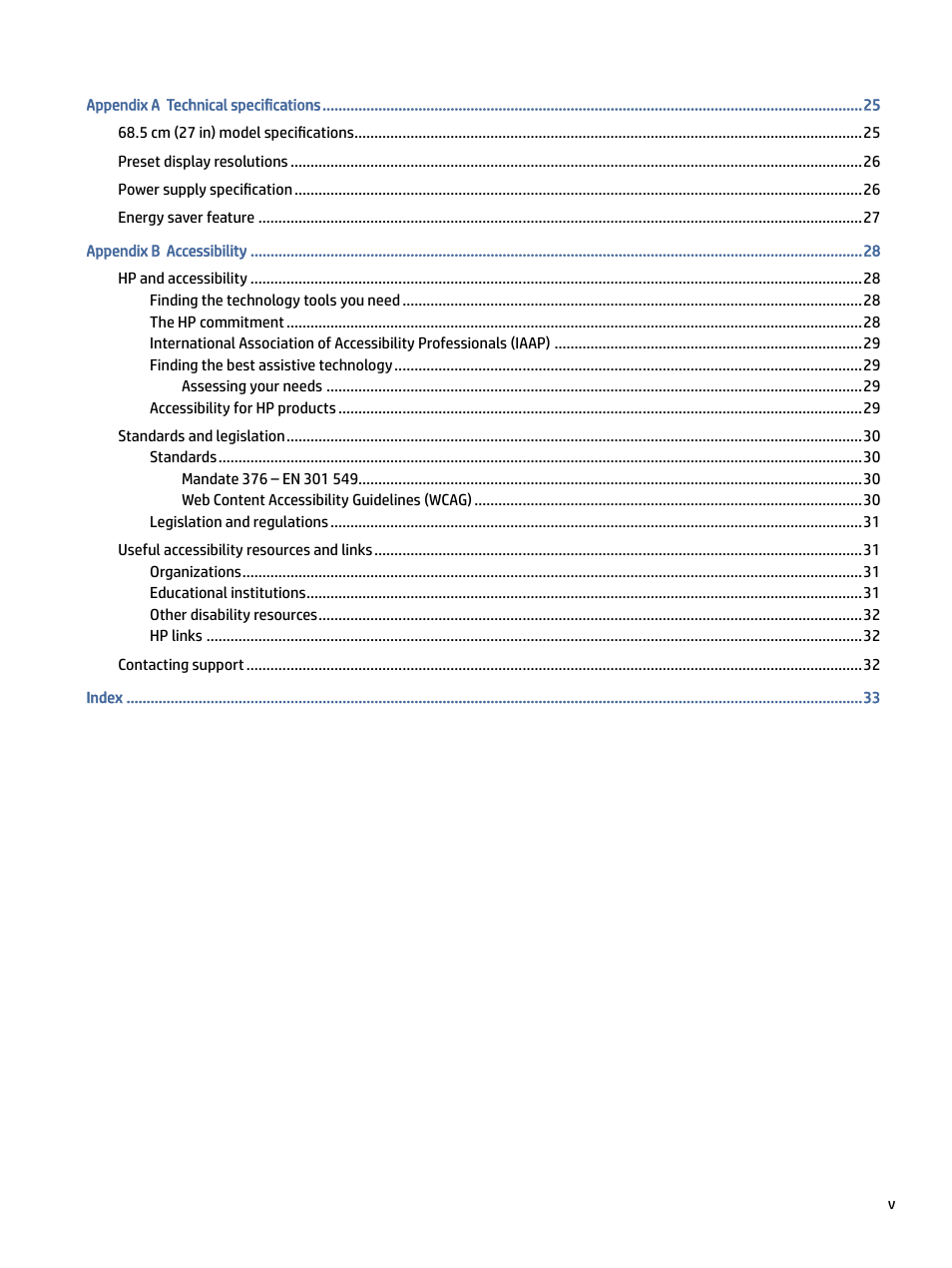 HP OMEN 27" 4K HDR 144 Hz Gaming Monitor User Manual | Page 5 / 38