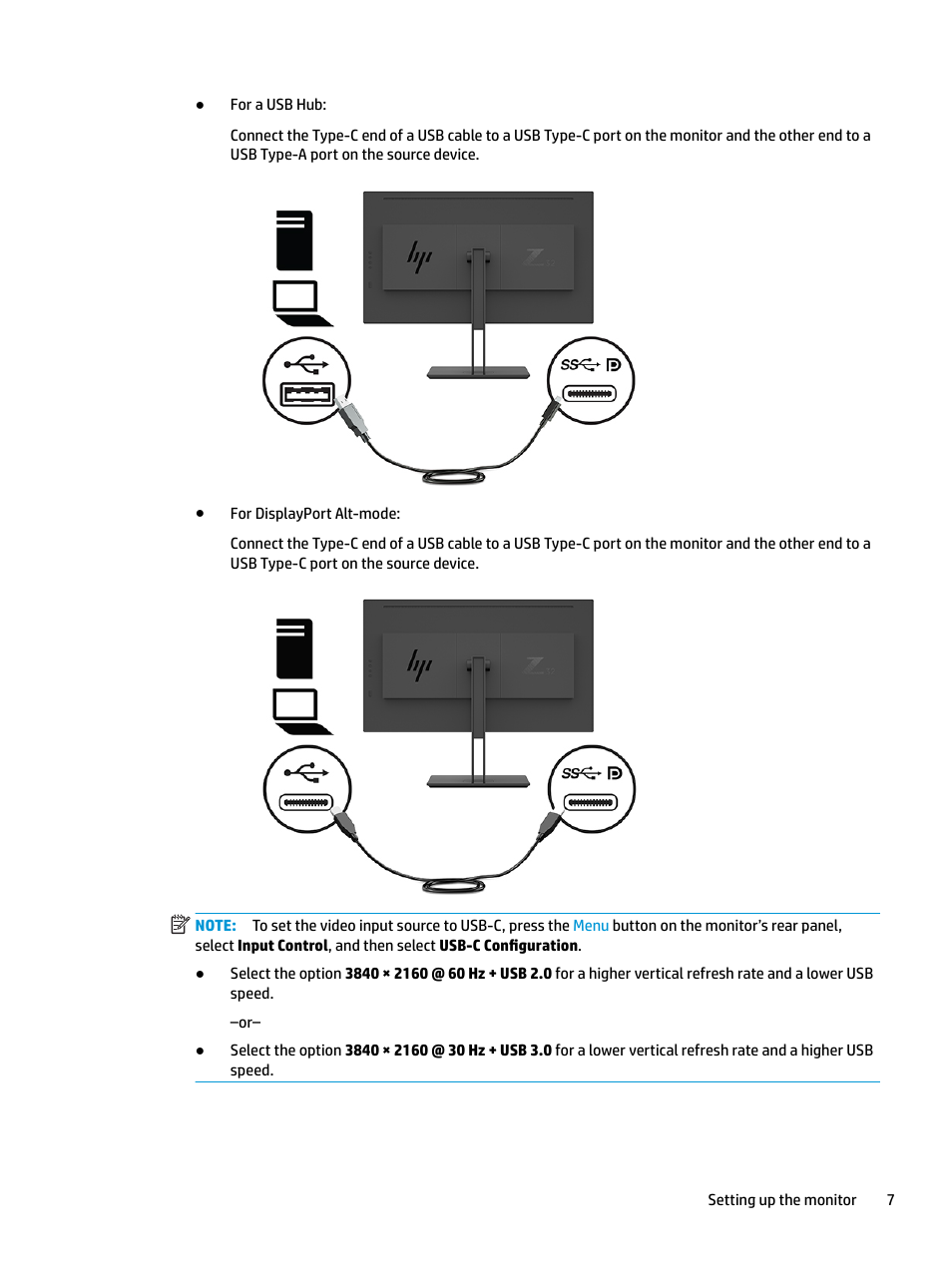 HP Z32 31.5" 16:9 4K UHD IPS Display (Smart Buy) User Manual | Page 13 / 29