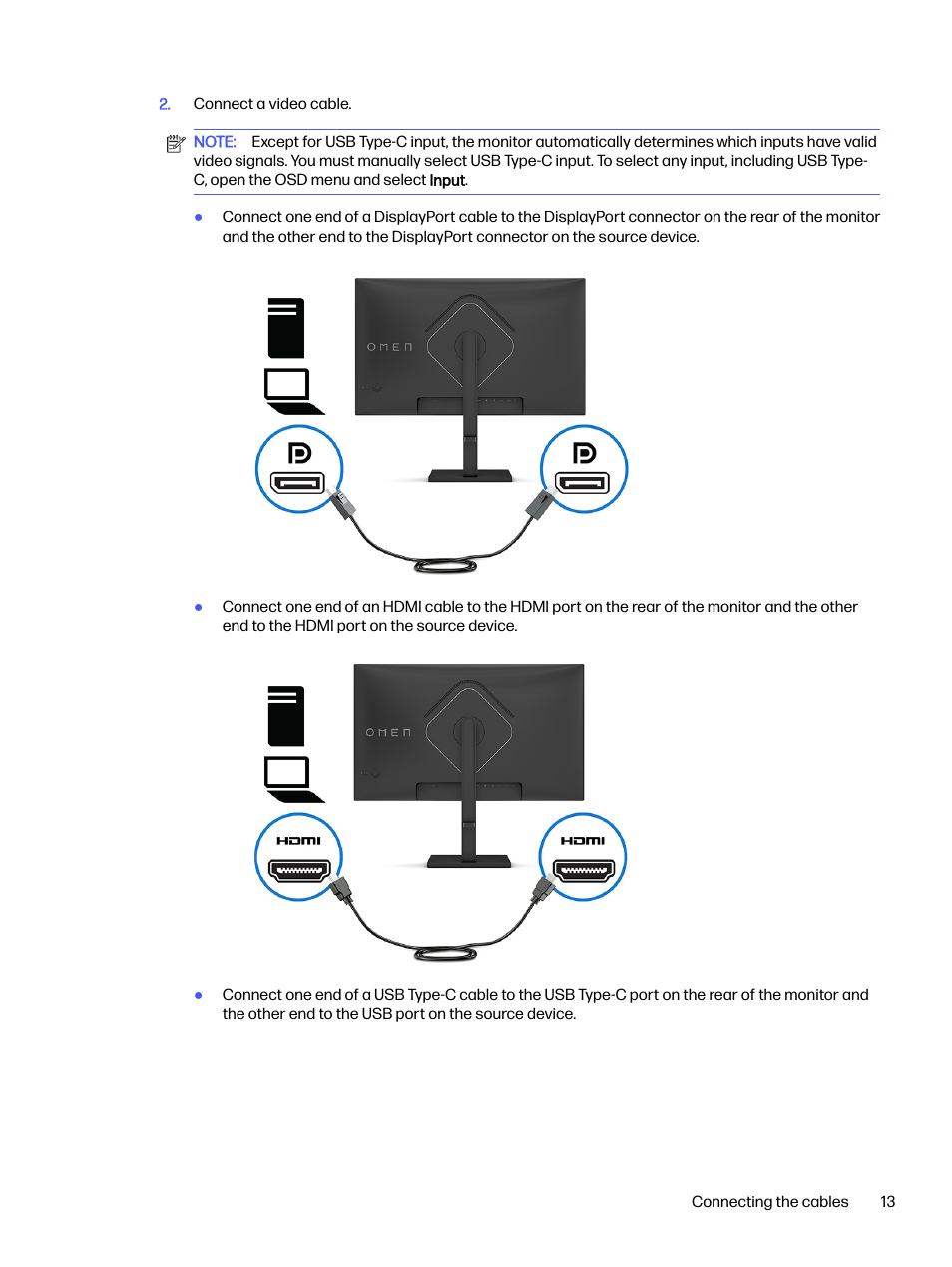 HP OMEN 27s 27" HDR 240 Hz Gaming Monitor User Manual | Page 18 / 49