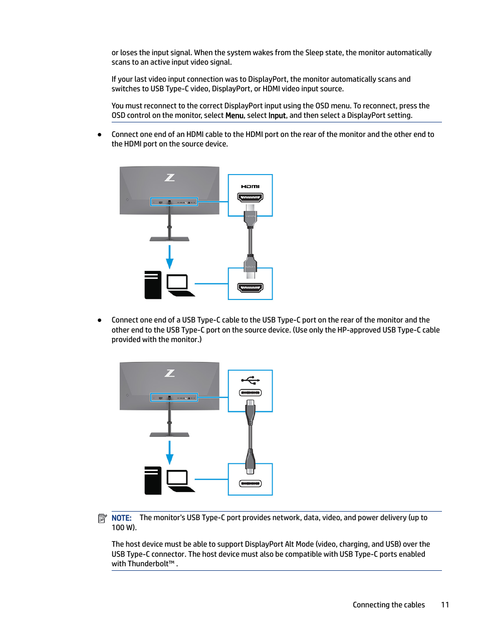 HP Z34C G3 34" 21:9 Curved WQHD IPS Monitor User Manual | Page 16 / 45