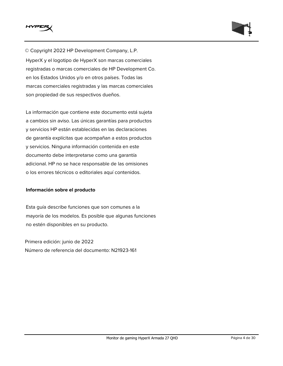 HyperX Armada 27 27" 1440p HDR 165 Hz Gaming Monitor User Manual | Page 34 / 487