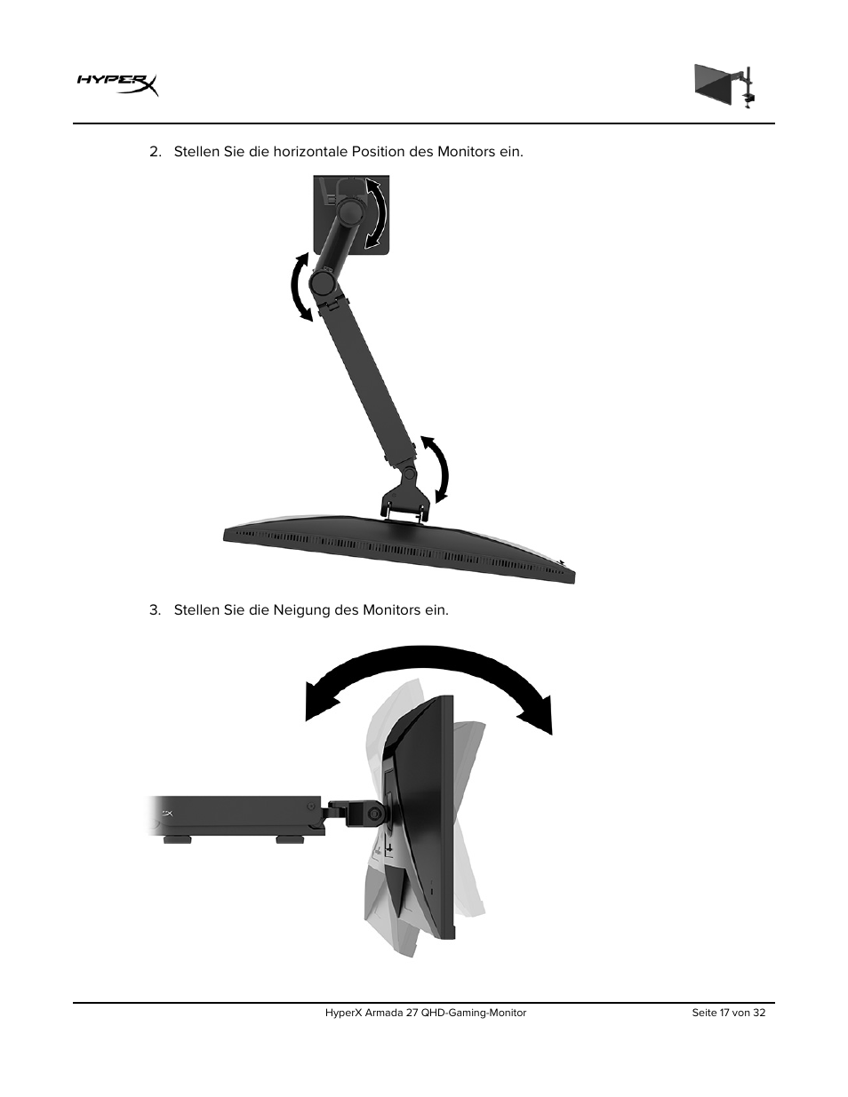 HyperX Armada 27 27" 1440p HDR 165 Hz Gaming Monitor User Manual | Page 77 / 487