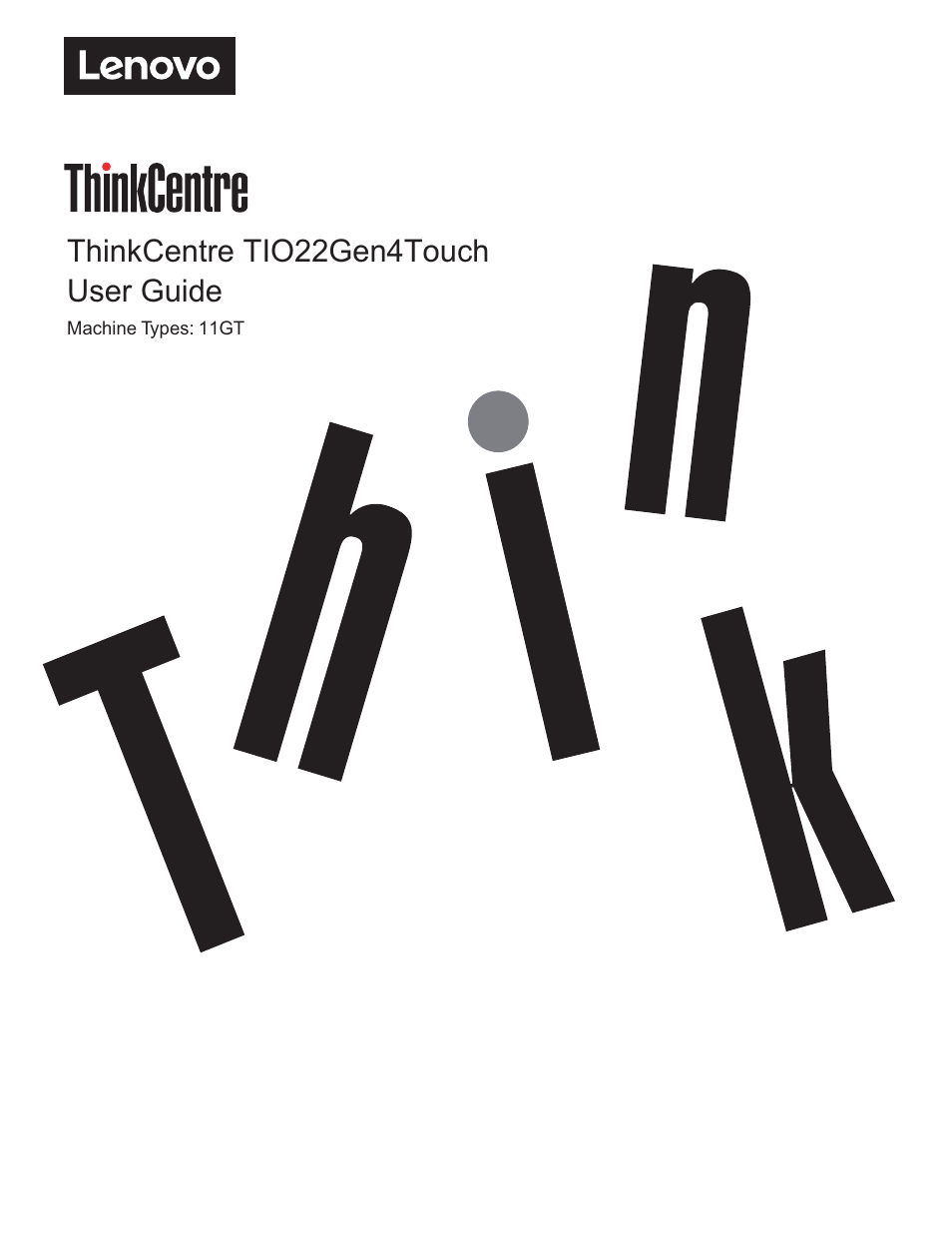 Lenovo ThinkCentre Tiny-In-One 22 Gen 4 21.5" 16:9 Video Conferencing FHD IPS Monitor User Manual | 54 pages