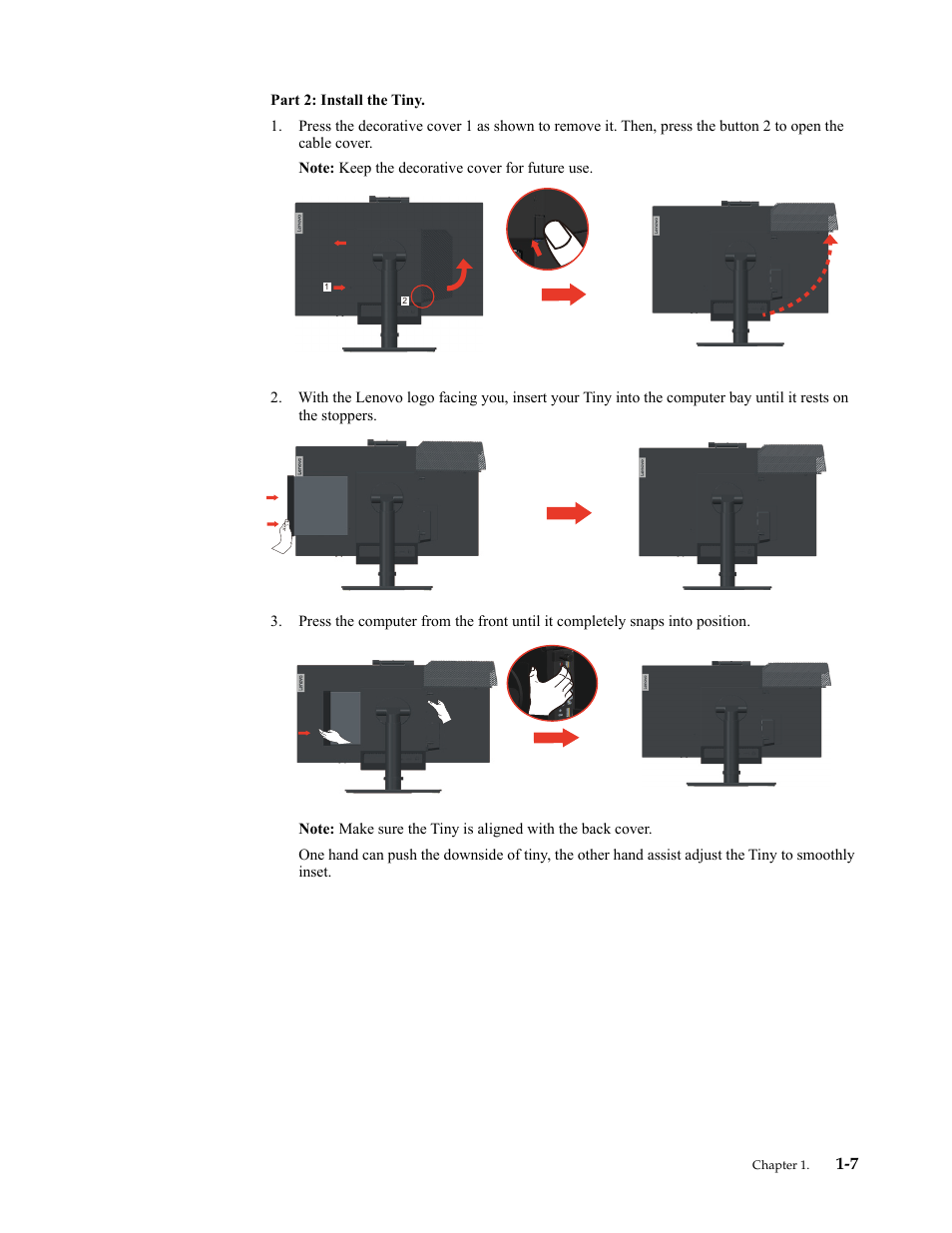 Lenovo ThinkCentre Tiny-In-One 22 Gen 4 21.5" 16:9 Video Conferencing FHD IPS Monitor User Manual | Page 13 / 54