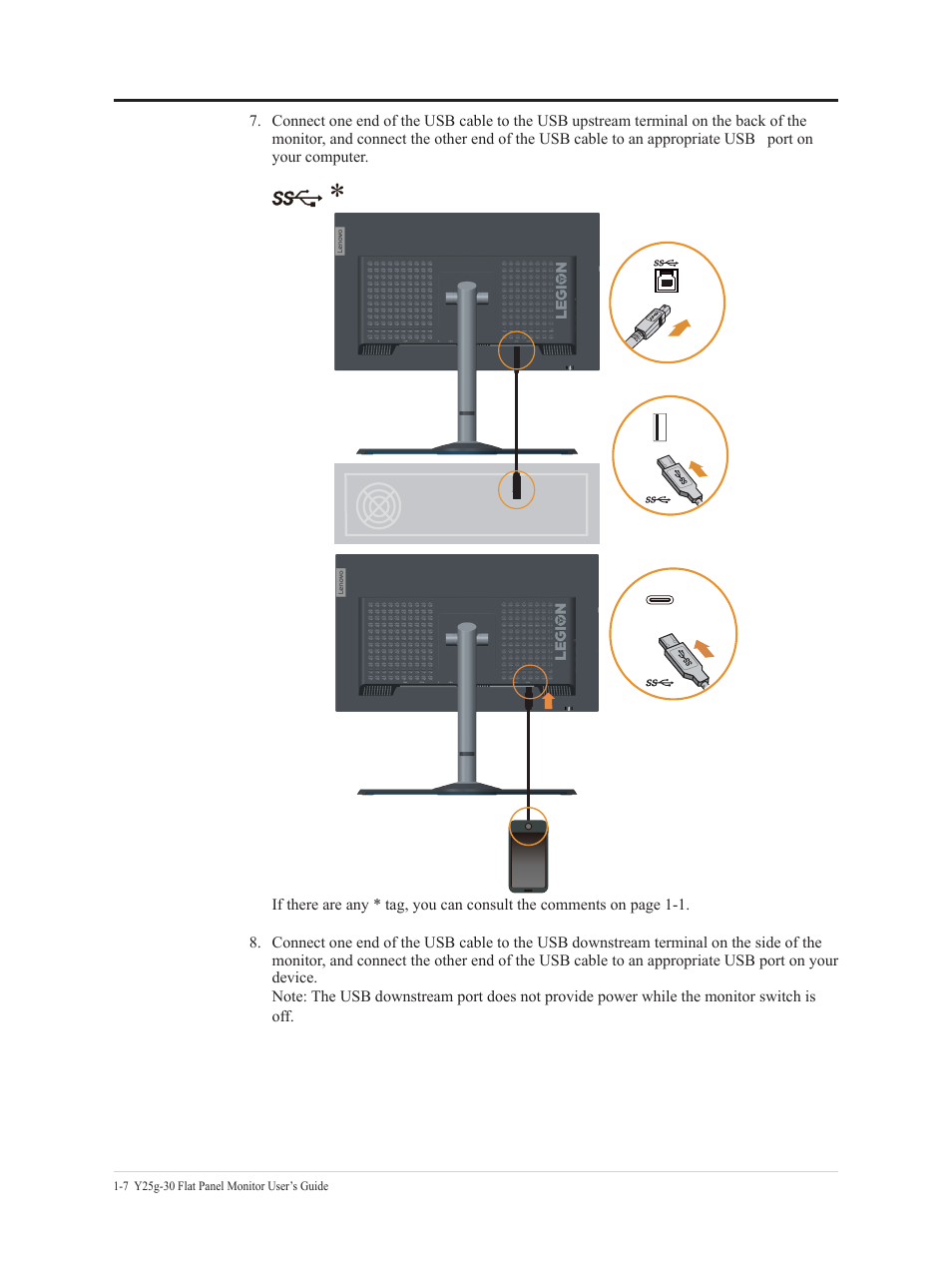 Lenovo Legion Y25g-30 24.5" HDR 360 Hz Gaming Monitor User Manual | Page 12 / 38