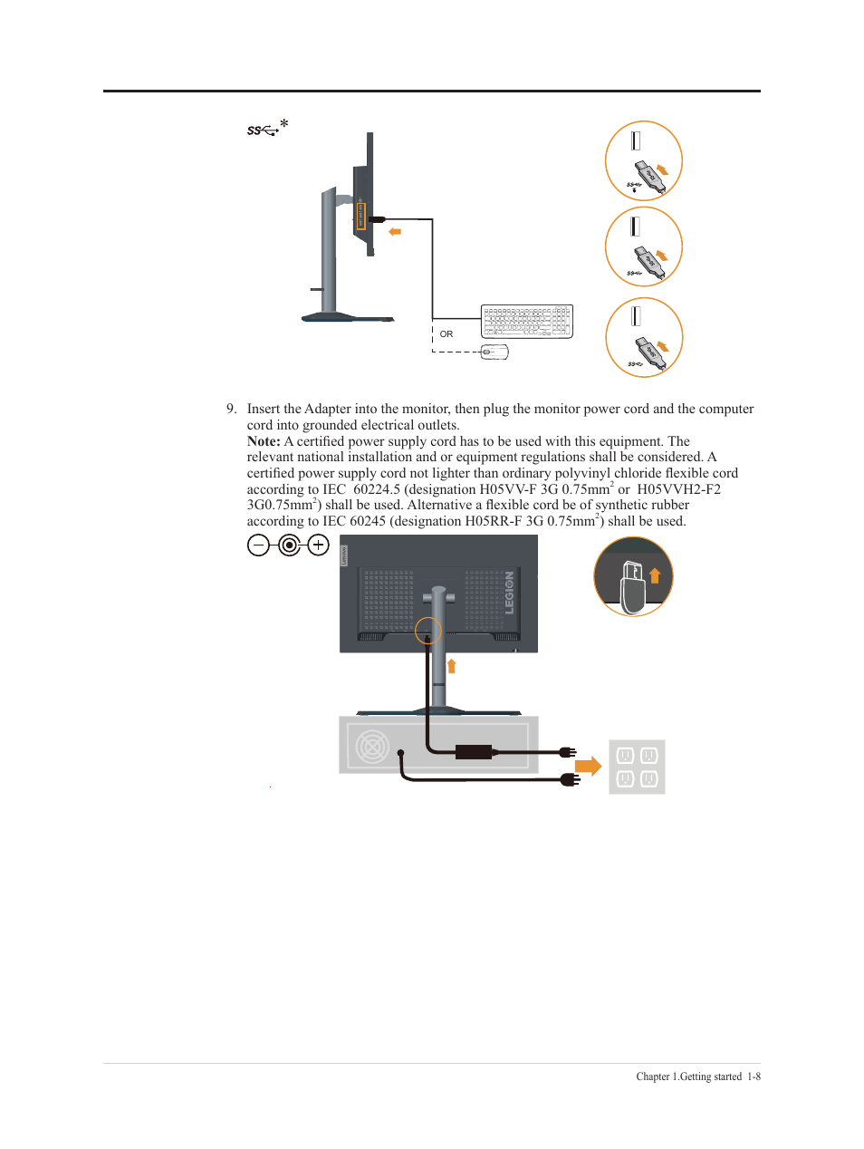 Lenovo Legion Y25g-30 24.5" HDR 360 Hz Gaming Monitor User Manual | Page 13 / 38