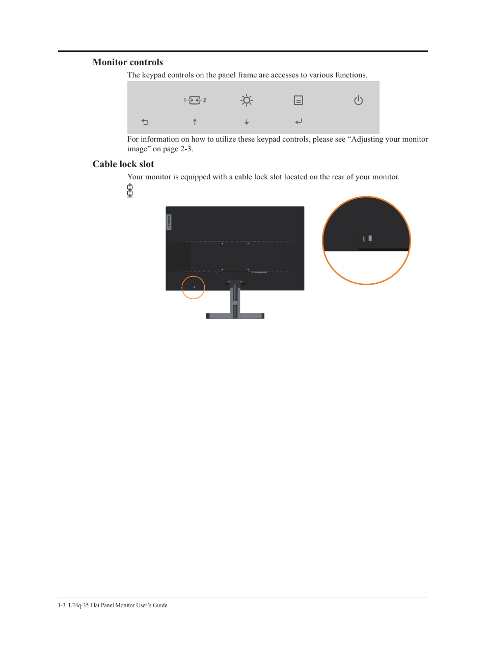 Lenovo L24q-35 23.8" 1440p Monitor User Manual | Page 8 / 32