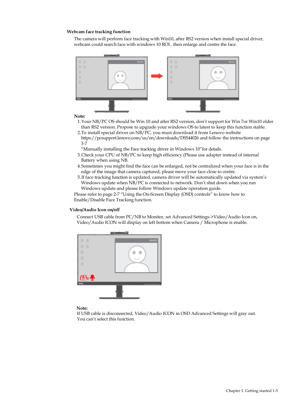 Lenovo ThinkVision T22v-20 21.5" 16:9 VoIP IPS Monitor User Manual | Page 10 / 43