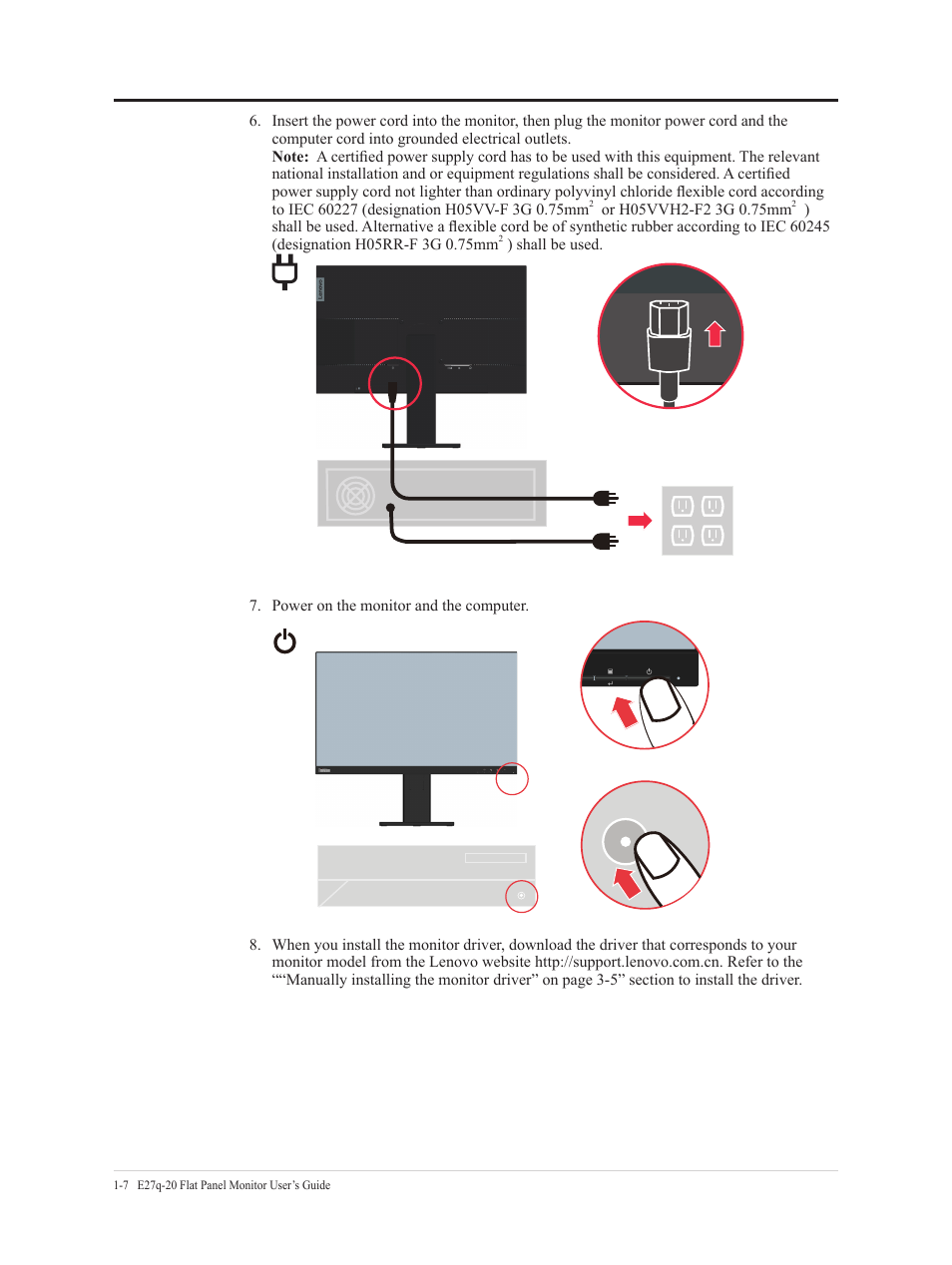 Lenovo E27q-20 27" 1440p Monitor User Manual | Page 12 / 37