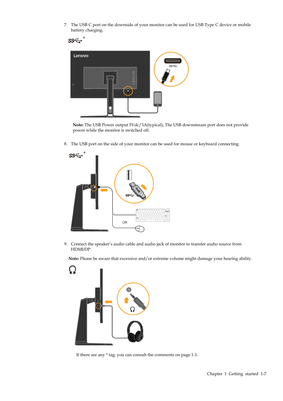 Lenovo Legion Y32p-30 31.5" 4K HDR 144 Hz Gaming Monitor User Manual | Page 11 / 36