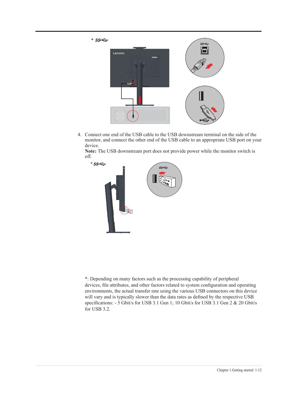 Lenovo ThinkCentre Tiny-In-One 24 Gen 5 23.8" Multi-Touch Monitor with Webcam User Manual | Page 17 / 50