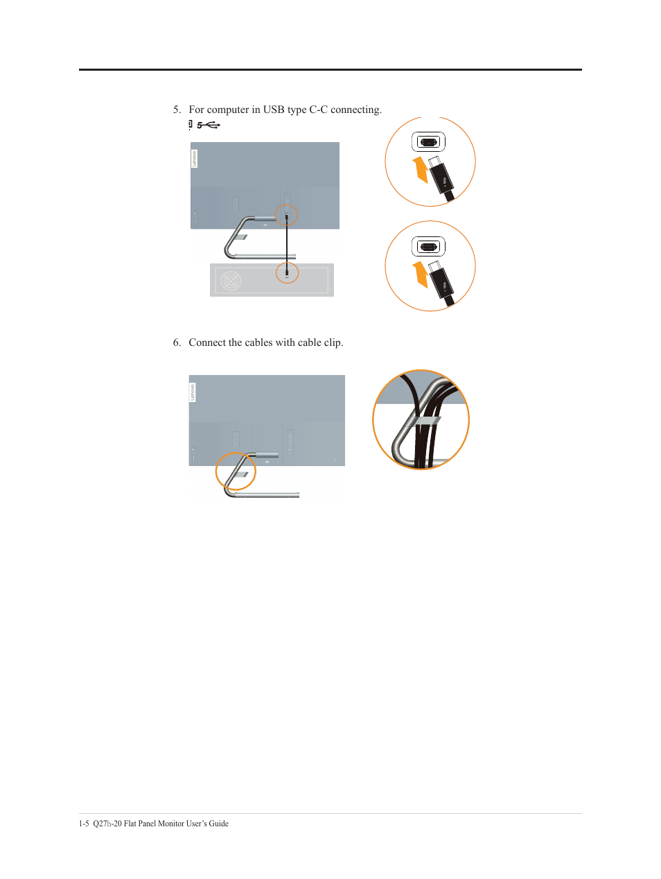 Lenovo Q27h-20 27" 1440p HDR Monitor User Manual | Page 10 / 31