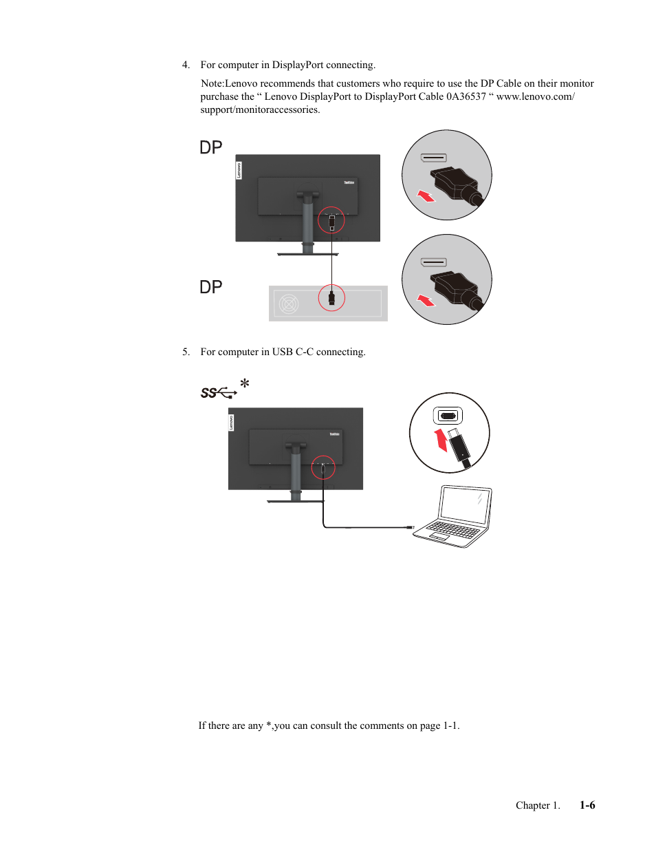 Lenovo ThinkVision T27h-2L 27" 16:9 QHD IPS Monitor User Manual | Page 10 / 39