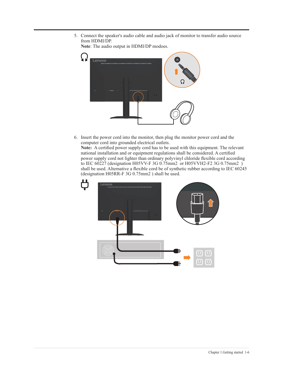 Lenovo G32qc-30 31.5" 1440p HDR 170 Hz Curved Monitor User Manual | Page 11 / 33