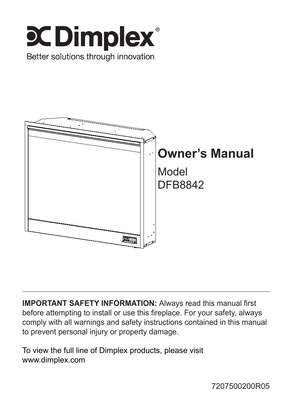 Dimplex DFB8842 User Manual | 23 pages