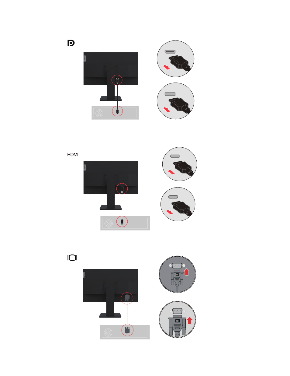 Lenovo ThinkVision 21.5" Monitor User Manual | Page 13 / 39