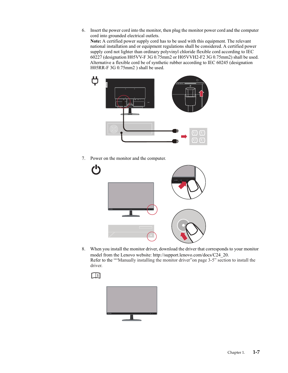 Lenovo ThinkVision 23.8" Monitor User Manual | Page 11 / 38