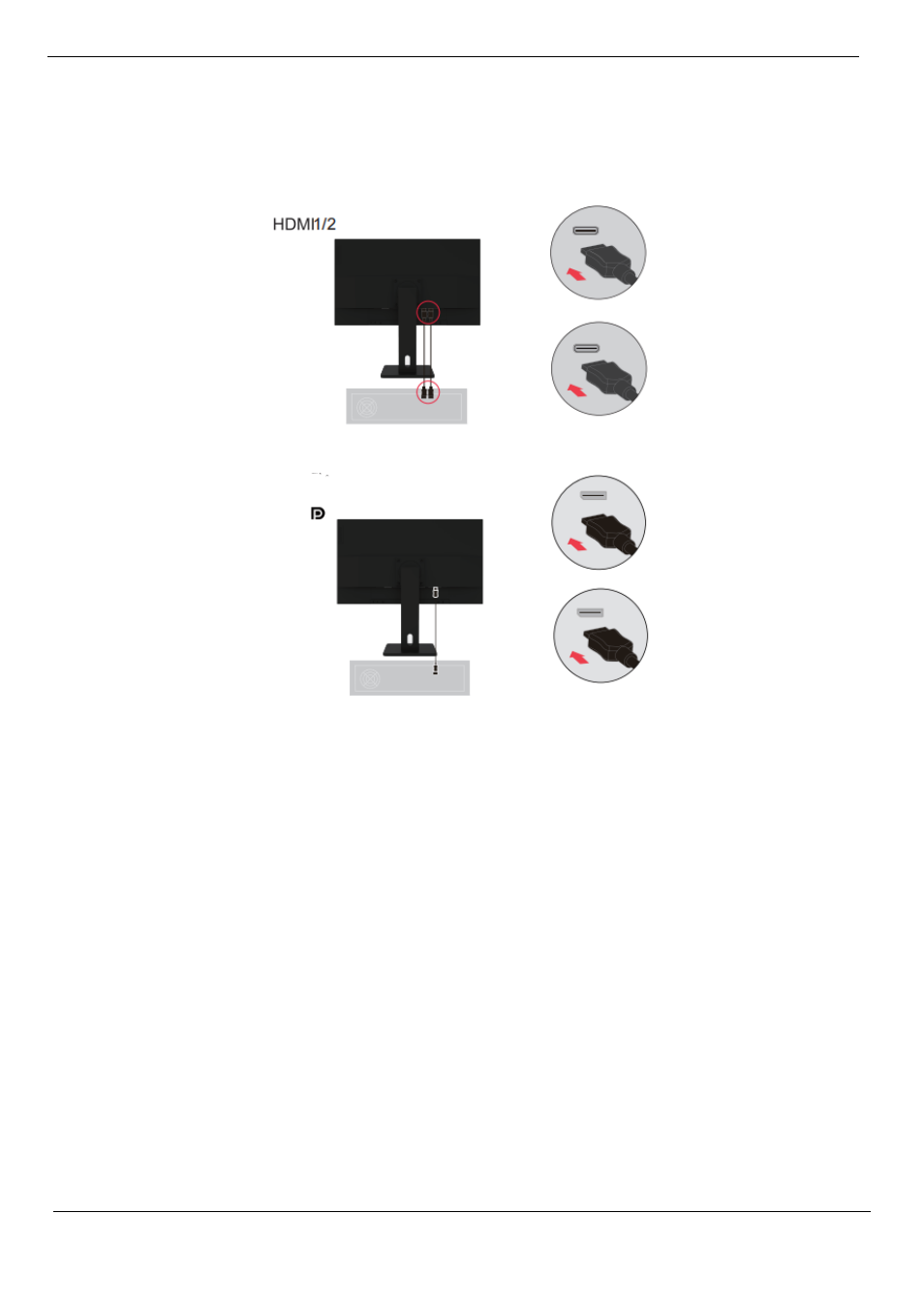 Lenovo ThinkVision E28u-20 28" 4K HDR Monitor User Manual | Page 14 / 36