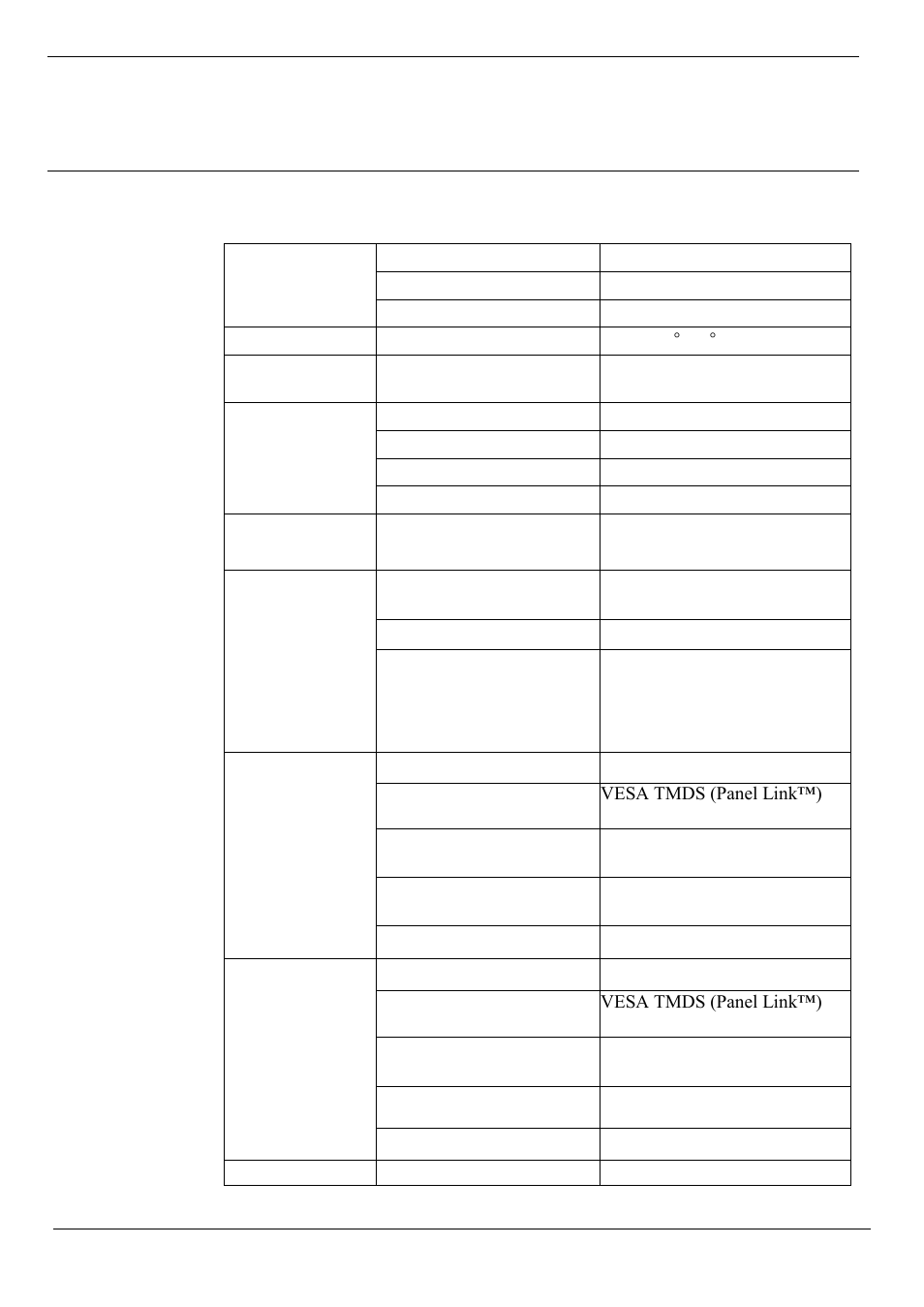 Chapter 3. reference information, Display specifications | Lenovo ThinkVision E28u-20 28" 4K HDR Monitor User Manual | Page 26 / 36