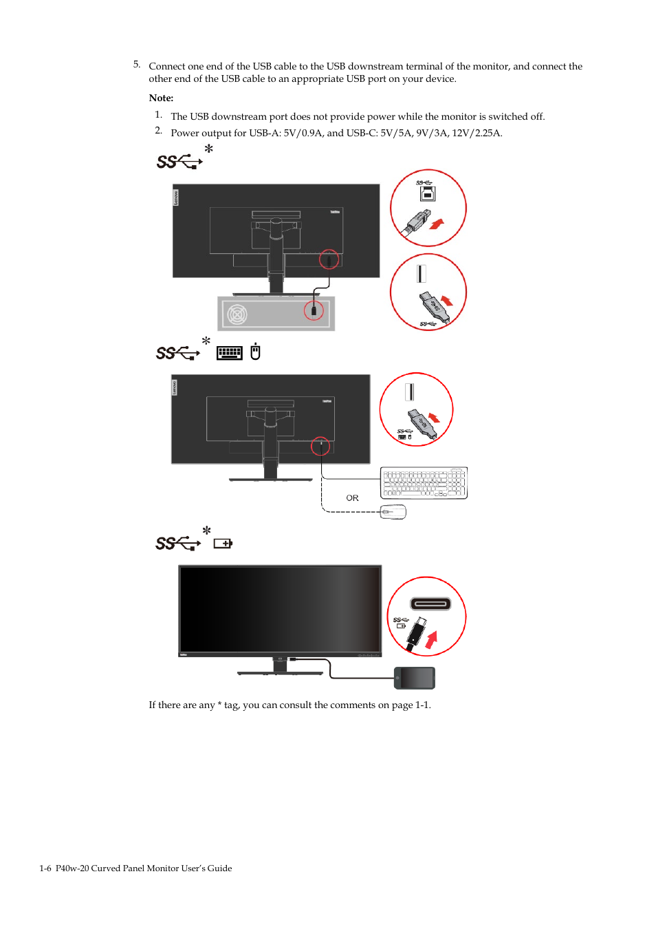 Lenovo ThinkVision P40w-20 39.7" 5K Ultrawide Curved Monitor User Manual | Page 10 / 55