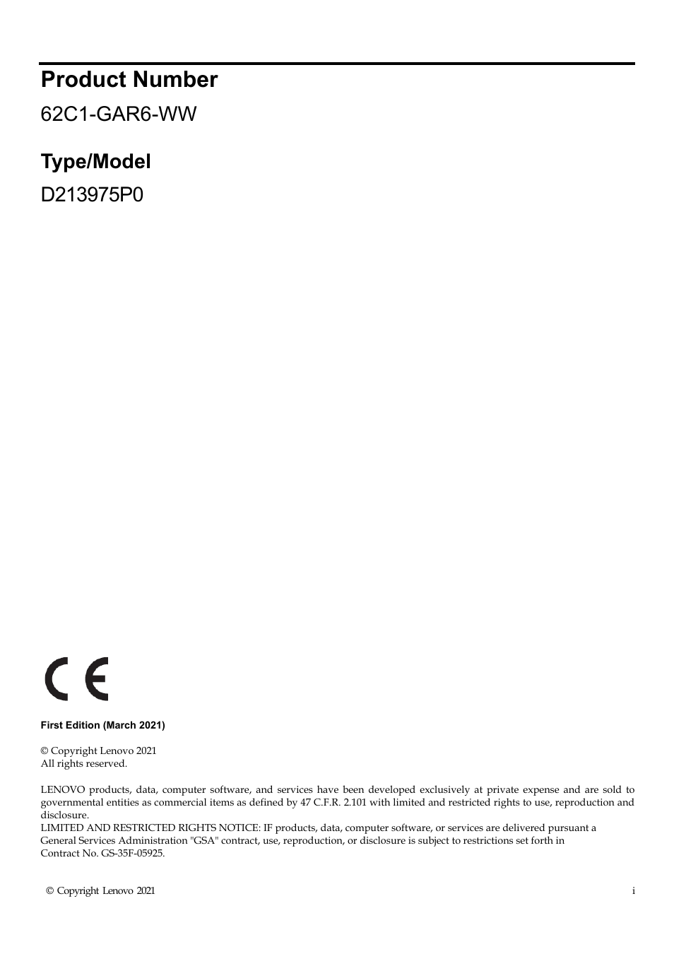 Product number | Lenovo ThinkVision P40w-20 39.7" 5K Ultrawide Curved Monitor User Manual | Page 2 / 55
