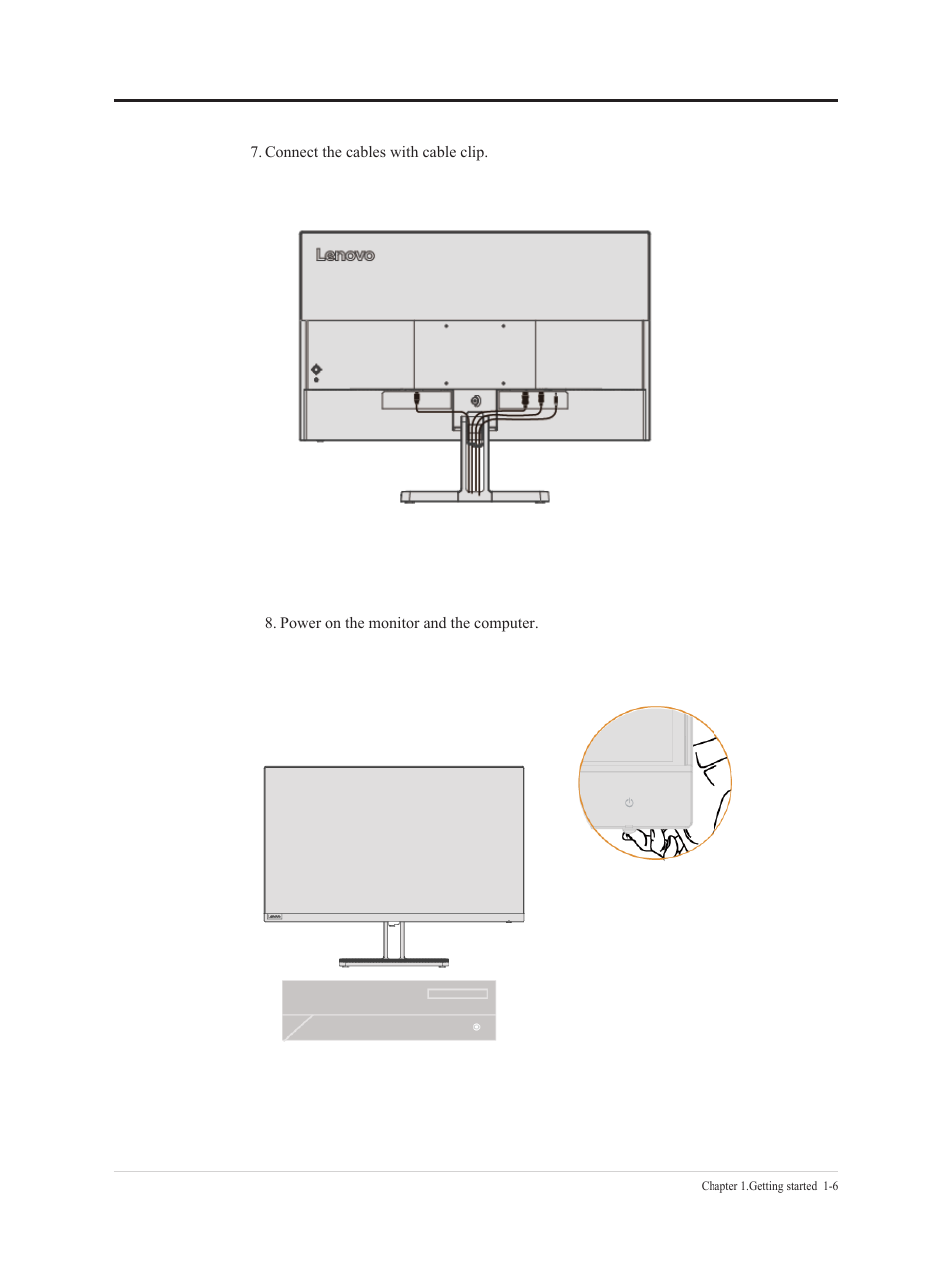 Lenovo L22e-40 21.5" Monitor (Cloud Gray) User Manual | Page 11 / 31