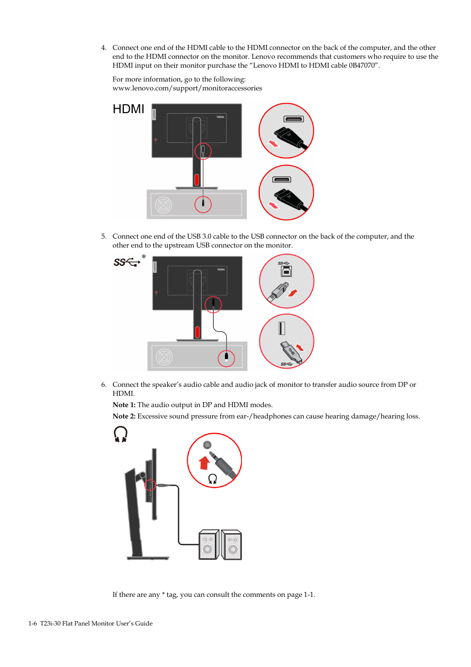Lenovo ThinkVision T23i-30 23" Monitor User Manual | Page 14 / 41
