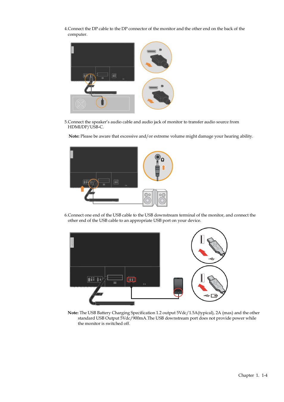 Lenovo Q24h-10 23.8" 16:9 FreeSync IPS Monitor (Gray) User Manual | Page 10 / 32