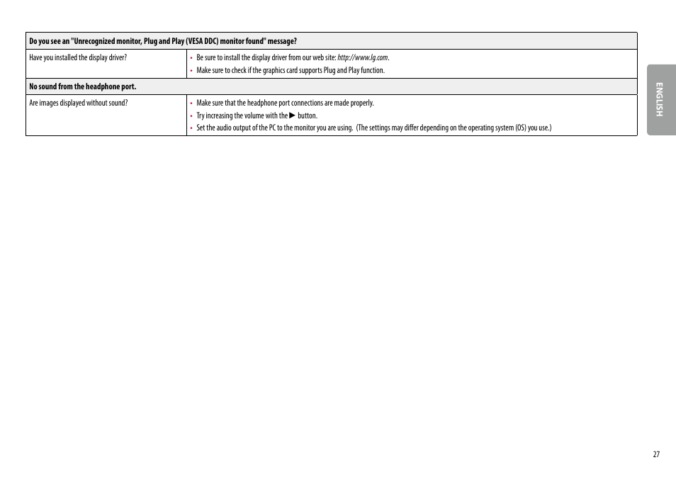 LG 24BR650B-C 23.8" Monitor User Manual | Page 27 / 34