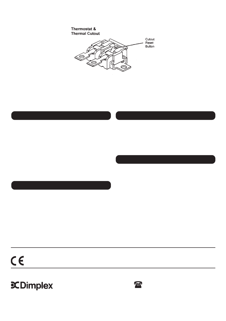 Operating instructions, Safety instructions, Automatic operation | Cleaning, After sales service | Dimplex XL6N User Manual | Page 4 / 4