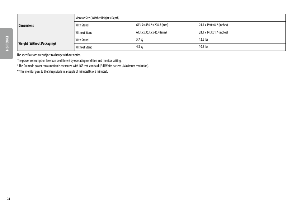 LG 27QN600-B 27" 16:9 FreeSync QHD IPS Monitor User Manual | Page 24 / 29