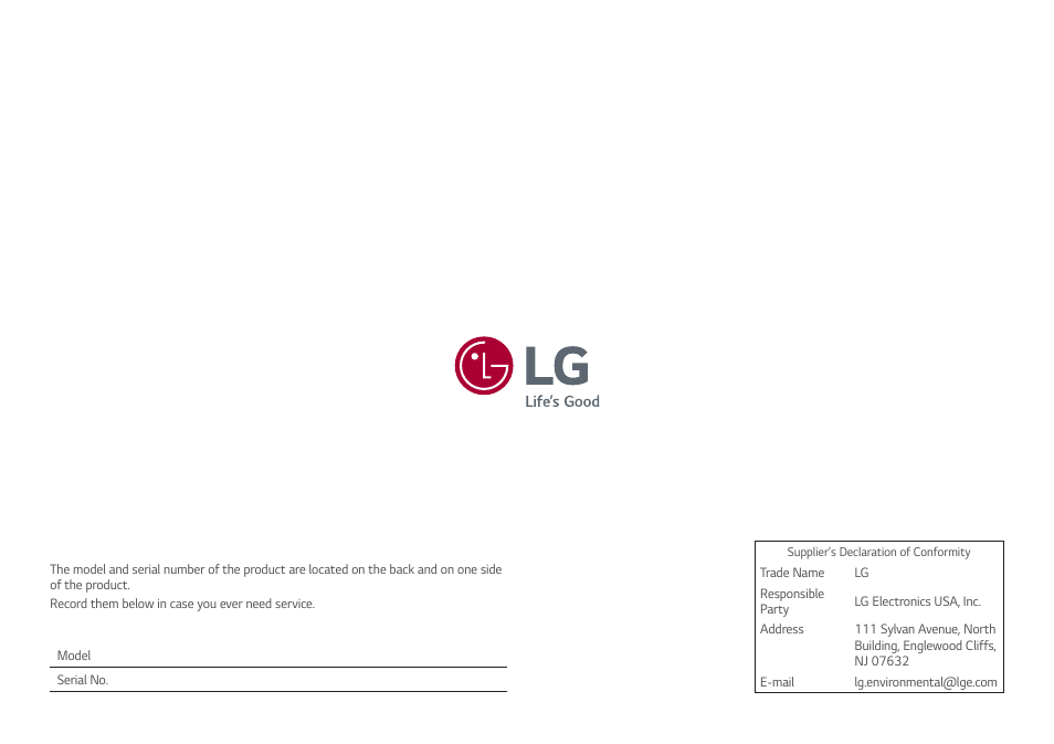 LG UltraGear 47.5" 4K HDR 138 Hz Gaming Monitor User Manual | Page 30 / 30