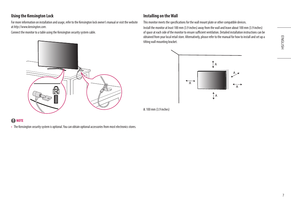 LG UltraGear 47.5" 4K HDR 138 Hz Gaming Monitor User Manual | Page 7 / 30