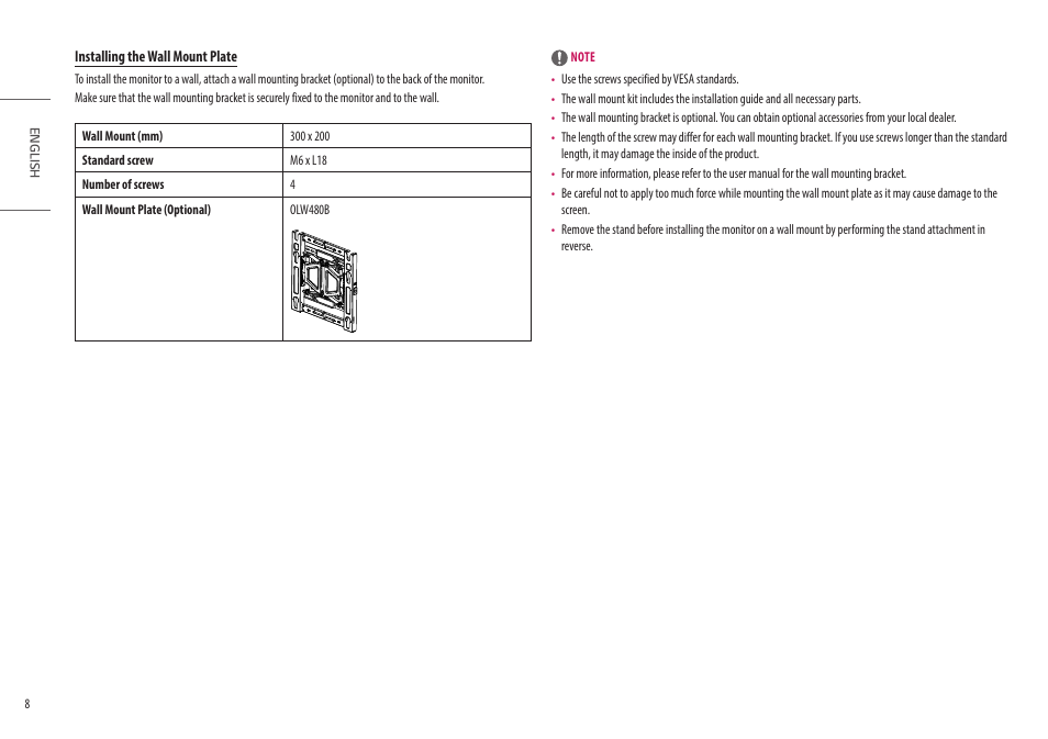 LG UltraGear 47.5" 4K HDR 138 Hz Gaming Monitor User Manual | Page 8 / 30