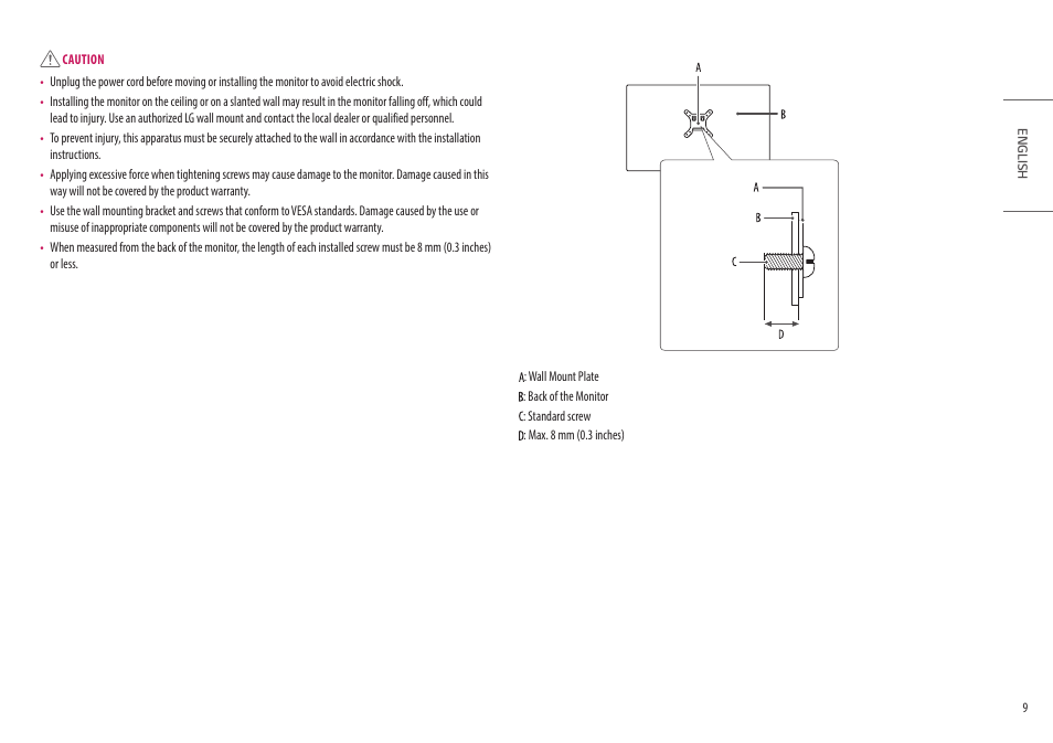 LG UltraGear 47.5" 4K HDR 138 Hz Gaming Monitor User Manual | Page 9 / 30