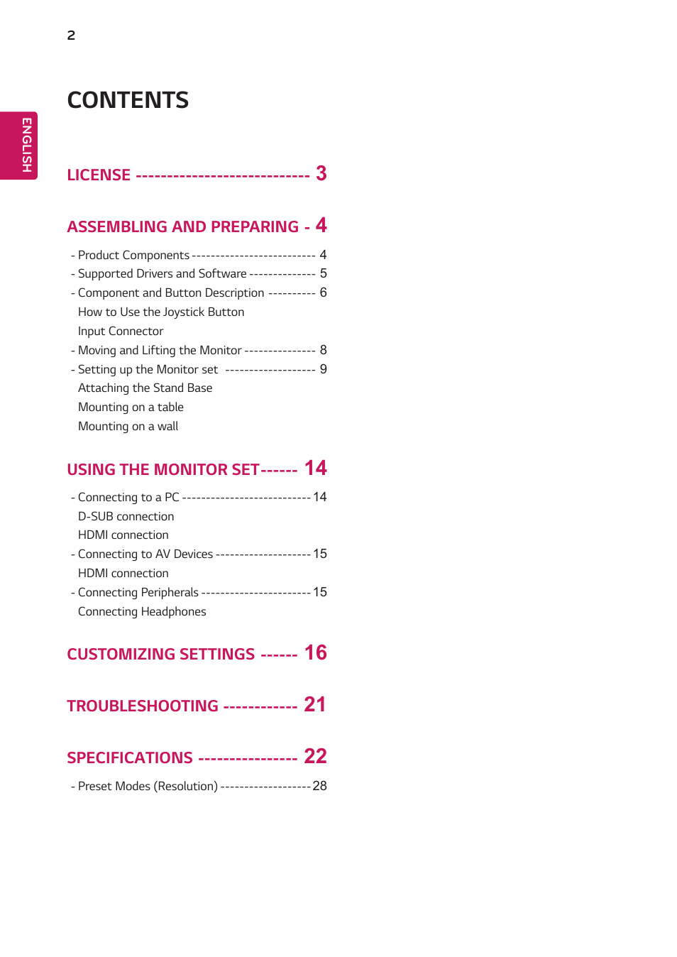 LG 24BK430H-B 23.8" 16:9 IPS FreeSync Monitor User Manual | Page 2 / 30