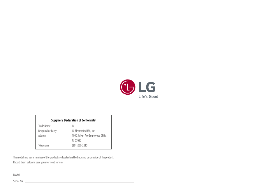 LG 32UL500-W 32'' 16:9 FreeSync 4K VA Monitor User Manual | Page 27 / 27