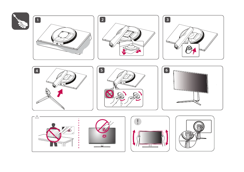 LG UltraGear 24GN650-B 24" 16:9 FreeSync 144 Hz Full HD HDR IPS Gaming Monitor User Manual | Page 3 / 6