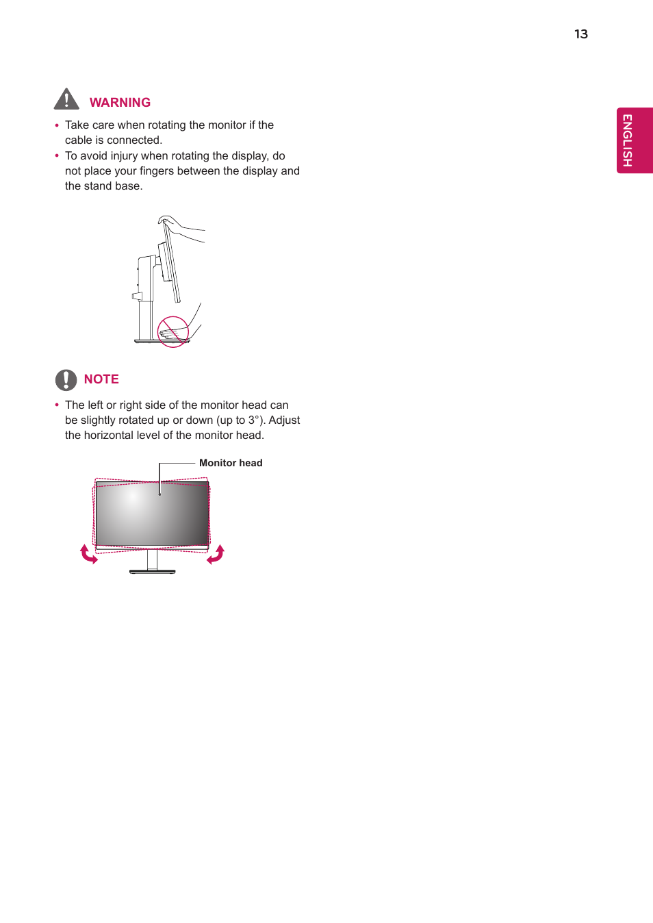 LG 27BK550Y-I 27" Monitor (Black) User Manual | Page 13 / 31