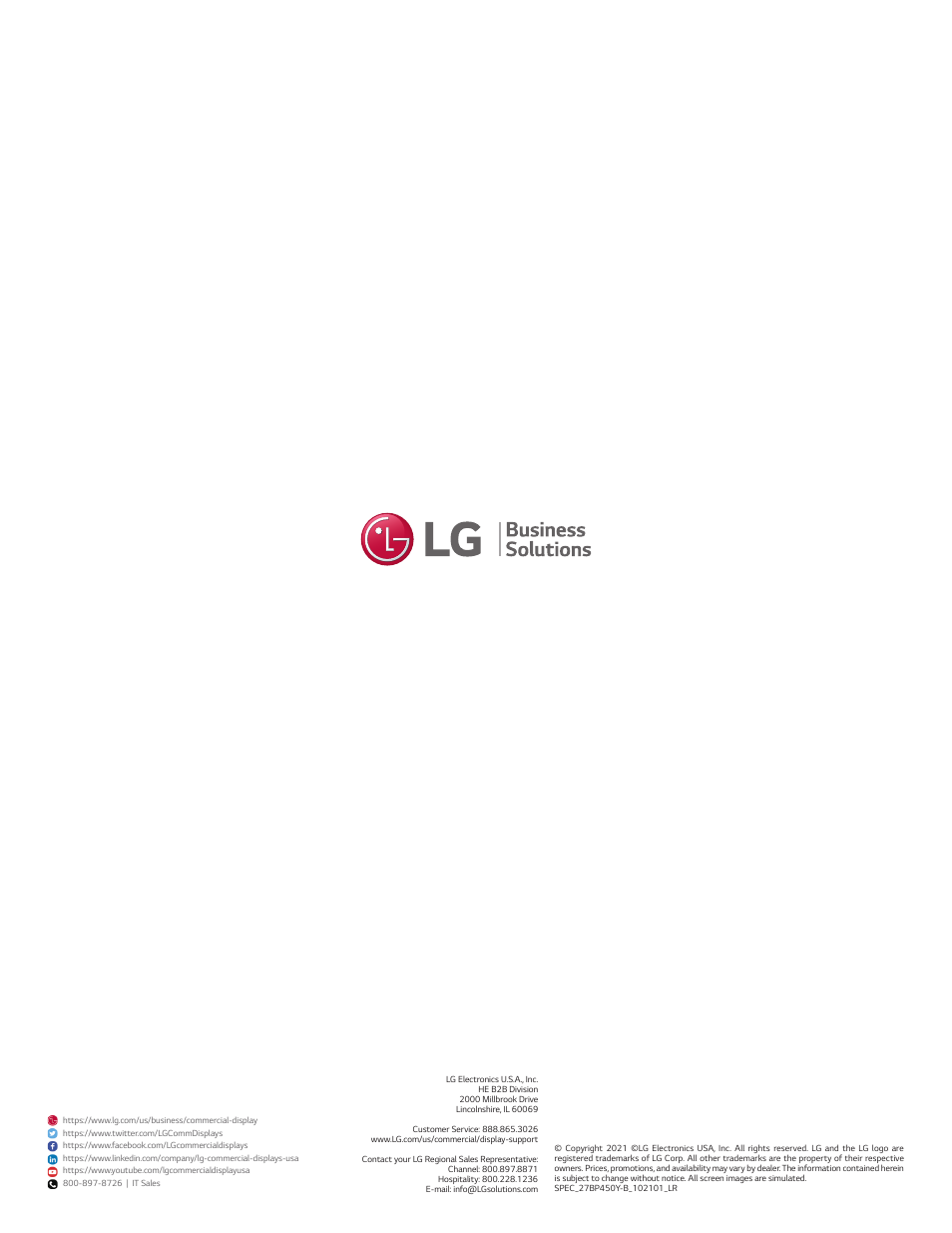 LG 27BP450Y-I 27" Monitor (TAA) User Manual | Page 4 / 4